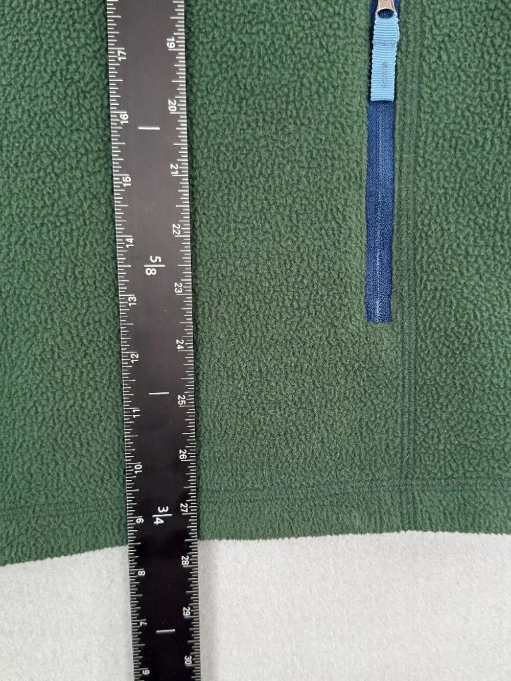 Turtleson Steele Full Zip Fleece Vest Green Men's L White Eagle Golf Club